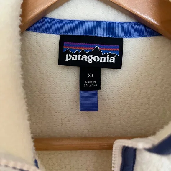 Patagonia Women's Retro Pile Fleece Marsupial Pullover | Size XS - Picture 7 of 7